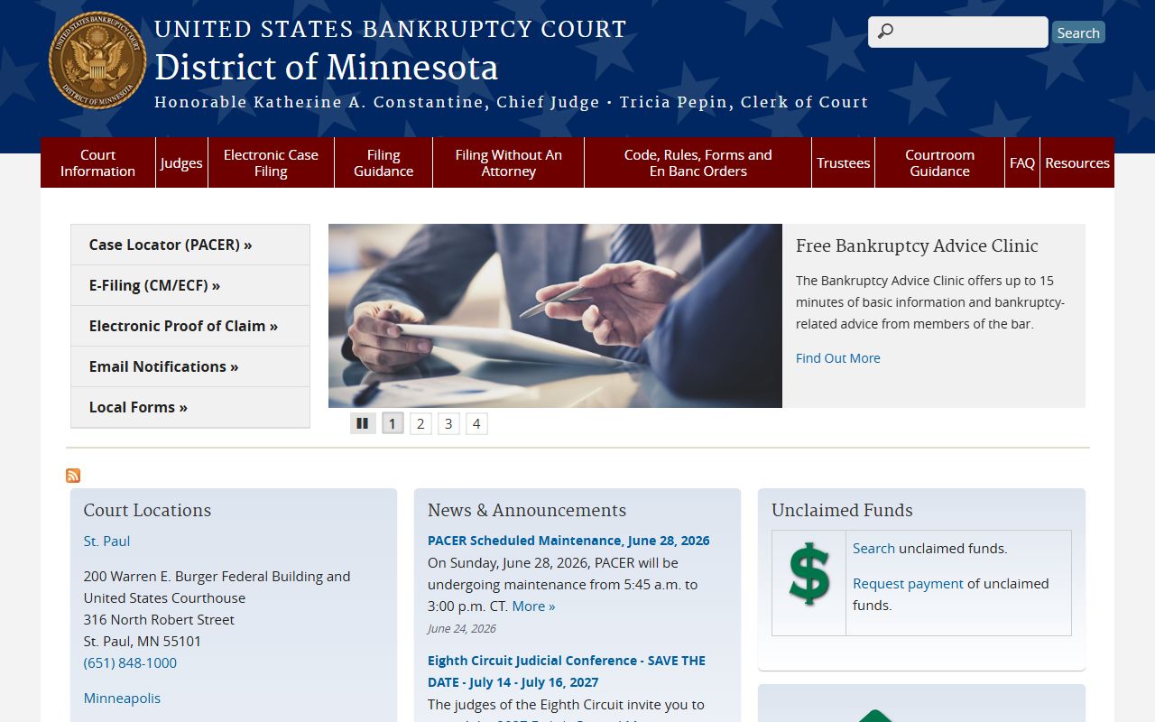 Carver County District Court bankruptcy court reference